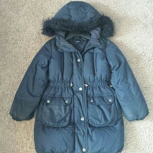 Gap down coat